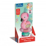 Hochets interactif flamant rose avec ventouse BABY CLEMENTONI