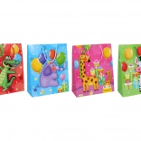 Children’s gift bag M 26 × 32 × 11 cm with animals