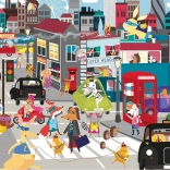 Kinderenpuzzel Superheldenstad 36 stukjes