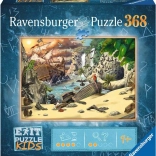 Ravensburger EXIT Puzzle Kids piratenavontuur 368 stukjes
