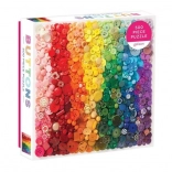 Regenboog Knopen Puzzel 500 Stukjes