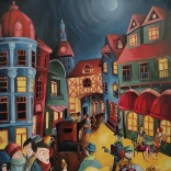 Puzzel avondlijke drukte 1000 stukjes