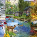 Puzzel seizoensovergangen 1000 stukjes