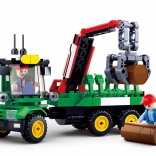 Sluban Farm Tractor with Log Trailer