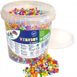 Playbox strijkkralen in emmer, gestreept – 5000 stuks