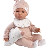 Realistic baby doll with sounds and soft body 45 cm