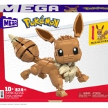 bouwset MEGA POKÉMON jumbo Eevee 28 cm (824 onderdelen)