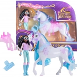 Unicorn Academy Layla & Glacier – pop en eenhoorn met accessoires