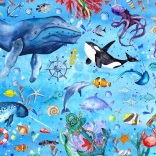 Puzzle Tiefblaues Meer 1000 Teile ENJOY