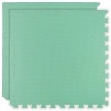 Zachte schuimmat HUMBI 120 × 60 cm, waterdicht grote puzzel, 2 stuks, mint