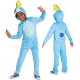 Kinderkostuum POKEMON Sobble kigurumi, blauwe onesie 126–136 cm (7–8 jaar)