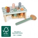 Banc à marteler safari en bois small foot