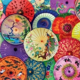 Puzzle Asiatische Regenschirme 1000 Teile Eurographics