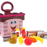 Kinderwinkelwagentje met accessoires rood