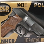 Pistolet de police en métal