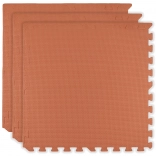 HUMBI Foam Mat 180 × 60, large waterproof puzzle, safe, 3 pcs, orange