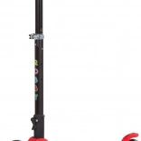 Trottinette Robby avec lumières LED Rouge