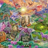 Puzzel Betoverd Drakenrijk 1000 stukjes SCHMIDT