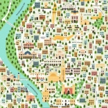 Ravensburger puzzel Kaart van Sevilla 1000 stukjes