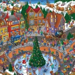 Grafika Puzzel Kerstchaos 500 Stukken