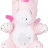 Chipolino licorne en peluche avec projecteur et musique