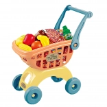 Boodschappenwagentje met boodschappen van bioplastic