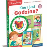 Jeu éducatif puzzle : quelle heure est-il ? apprendre avec l’horloge CLEMENTONI