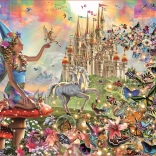 Educa puzzel Fee en vlinders 500 stukjes