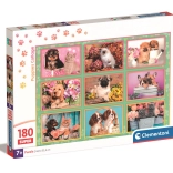 Clementoni puzzel puppy’s 180 stukjes