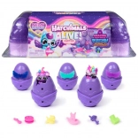Hatchimals karton Neon Regenboog – neon broedset met 5 eitjes en figuurtjes