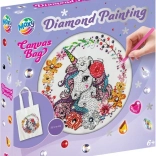 Diamond Painting – Canvas Tote Bag Unicorn 25 × 31 cm
