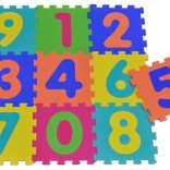 Foam puzzle with numbers for children