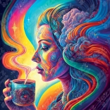 Vierkante puzzel Heilig cacao 1023 stukjes van Yazz