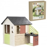 Smoby tuinhuis Nature met keukentje en 17 accessoires