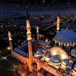 Lichtgevend puzzel Blauwe Moskee 1000 stukjes