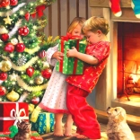 Puzzle EUROGRAPHICS Weihnachtsüberraschung 1000 Teile