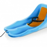 Baby rider sled for the little ones, plastic, mint and orange