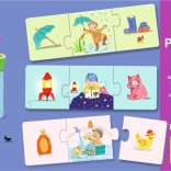 Djeco Puzzle Trio mijn dag 8×3 stukjes