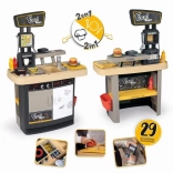 Smoby Food Corner 2-in-1 kids’ bar and kitchen with accessories