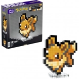 mega pokemon pixel eevee – figurine décorative à construire
