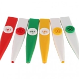 Plastic kazoo 12 cm – 4 kleuren