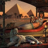 Magnolia Puzzle Abendessen bei den Pyramiden 1000 Teile