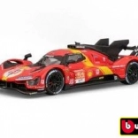Metalen model Bburago Ferrari 499P 1:43 – winnaar 24 uur van Le Mans 2023