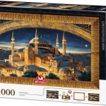 Puzzel met lijst en lijm 3in1 Hagia Sophia 1000 stukjes