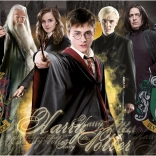 Puzzle Harry Potter 1000 stukjes met lijm EDUCA
