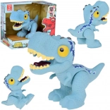 Blue Velociraptor Dinosaur Figure with Movable Limbs