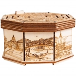 Houten puzzeldoos Secret Maze Box