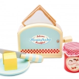 LE TOY VAN grille-pain en bois avec accessoires Honeybake