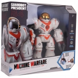 Multifunctionele witte en oranje op afstand bestuurbare robot