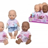 Panenka New Born Baby - drinkt en plast 30 cm